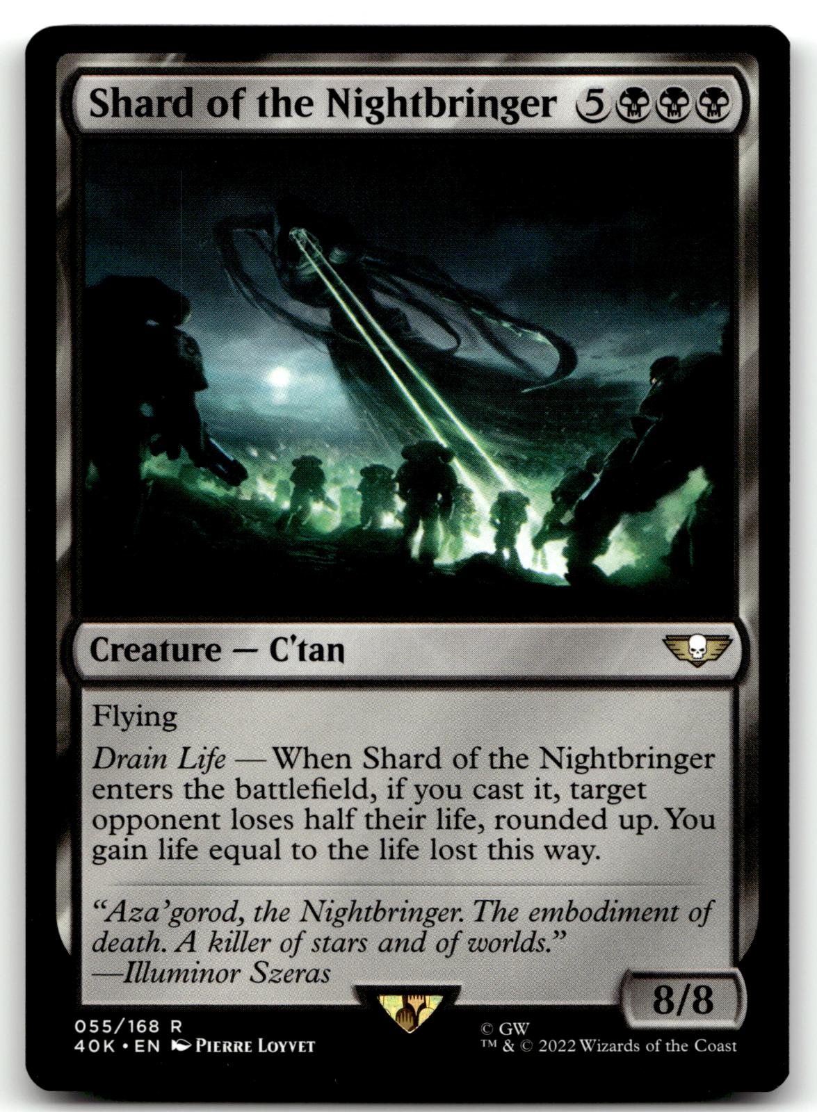Shard of the Nightbringer 55 Universes Beyond: Warhammer 40,000 Magic: The Gathering NM