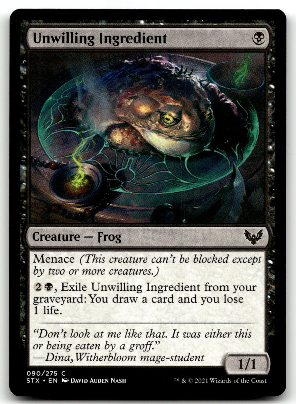 Unwilling Ingredient 90 Strixhaven: School of Mages Magic: The Gathering NM