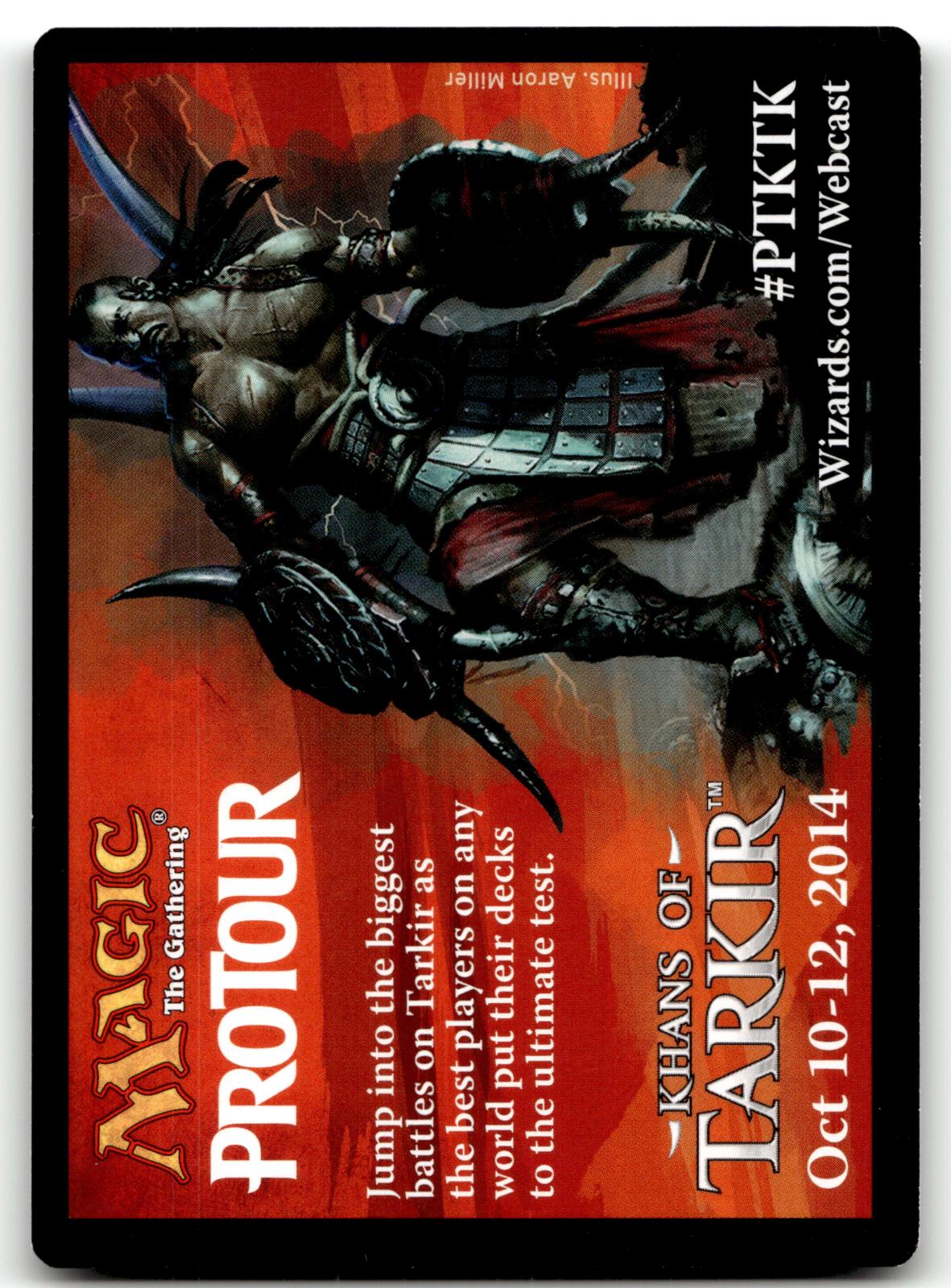Warrior Token (004) 4 Token Khans of Tarkir Magic: The Gathering Near Mint