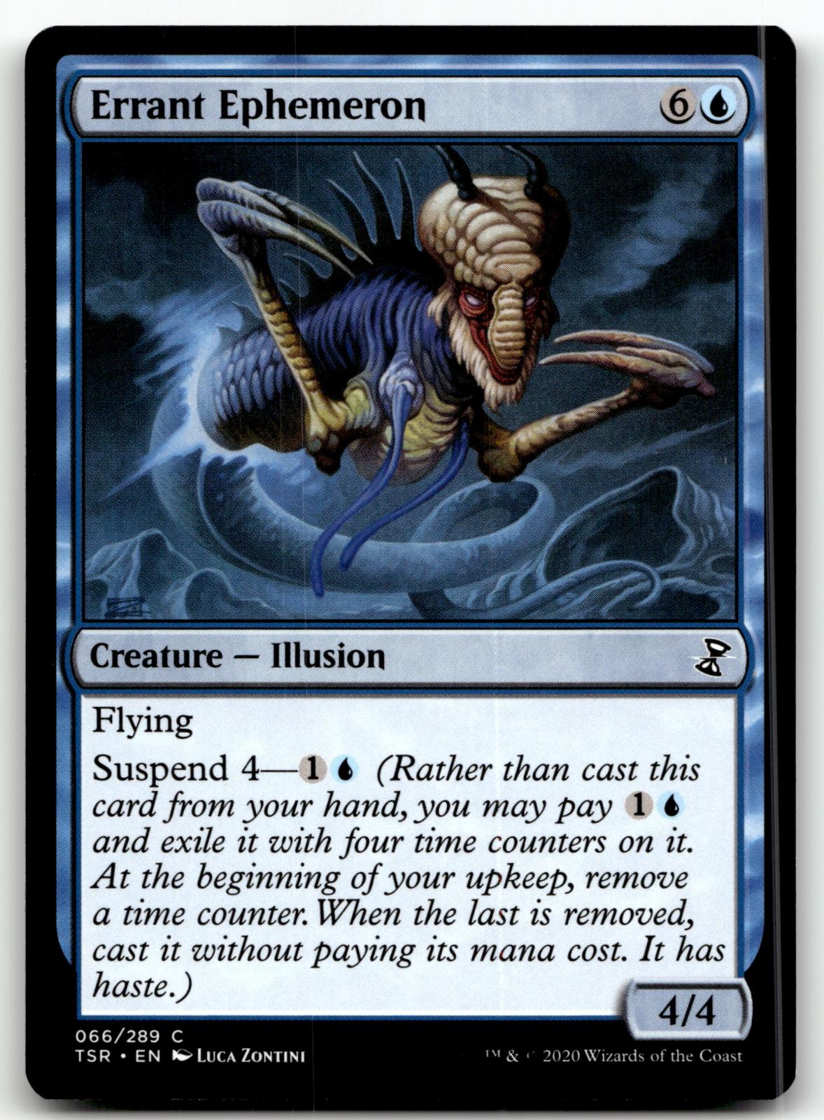 Errant Ephemeron 66 Common Time Spiral: Remastered Magic: The Gathering NM