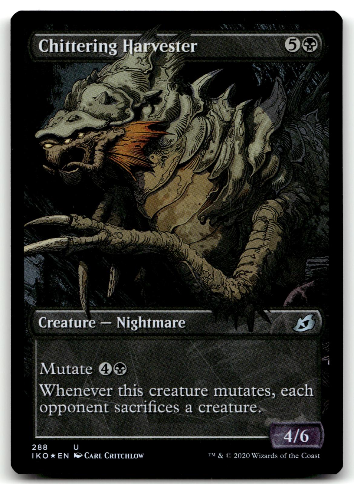 Chittering Harvester (Showcase) 288 Ikoria: Lair of Behemoths Magic: The Gathering Foil NM