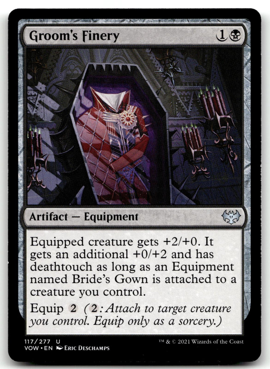 Groom's Finery 117 Uncommon Innistrad: Crimson Vow Magic: The Gathering NM