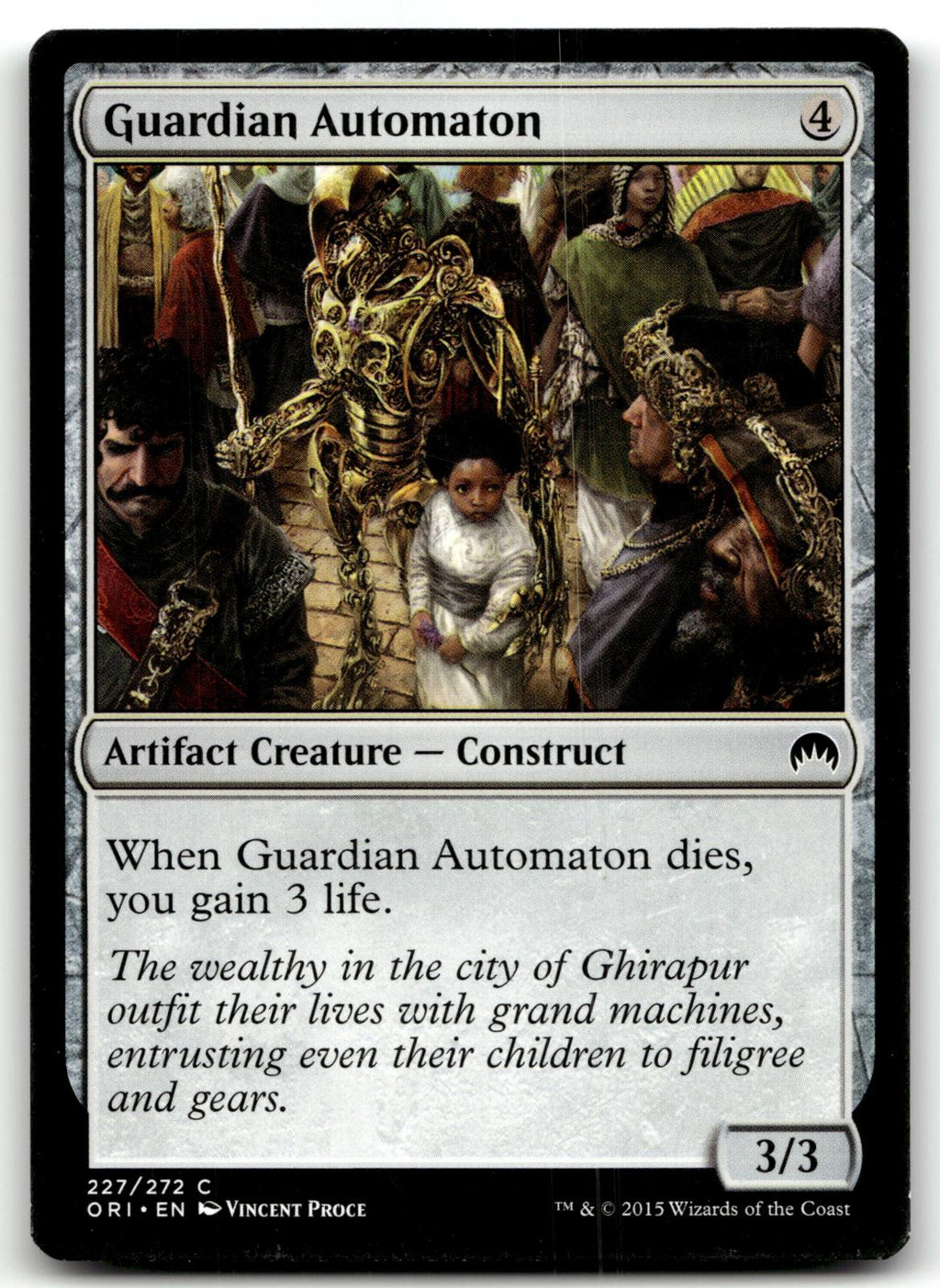 Guardian Automaton 227 Common Magic Origins Magic: The Gathering Near Mint