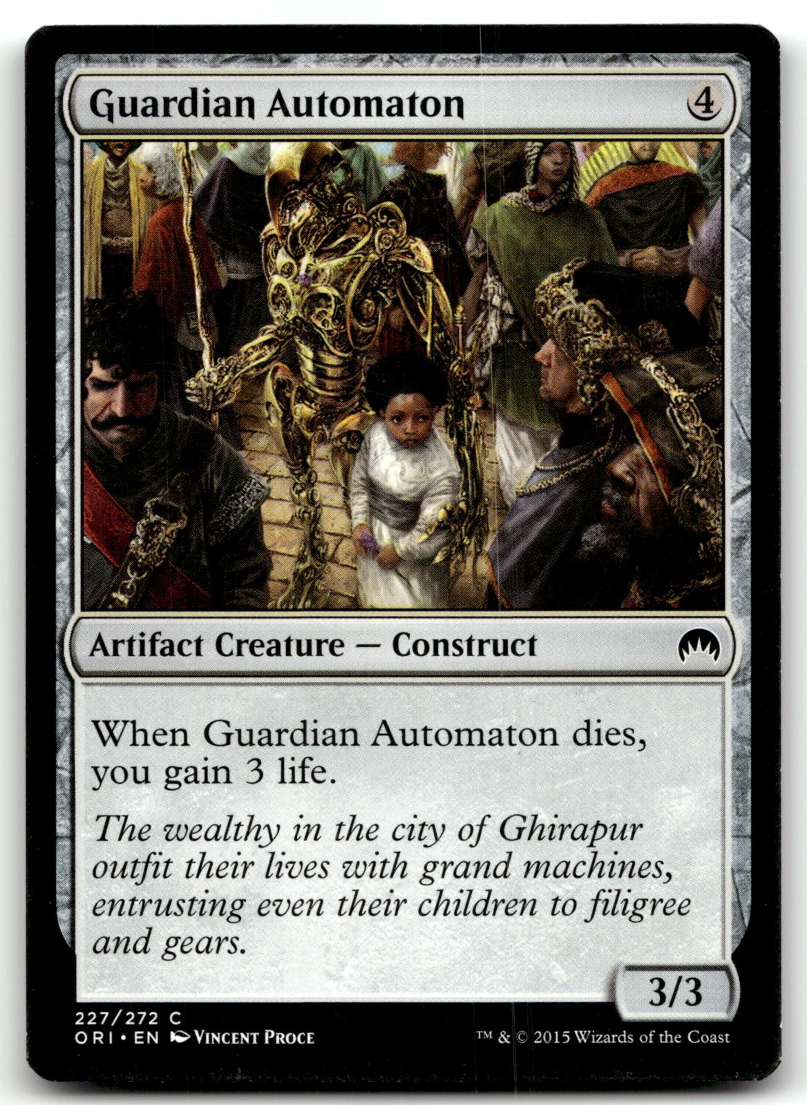 Guardian Automaton 227 Common Magic Origins Magic: The Gathering Near Mint