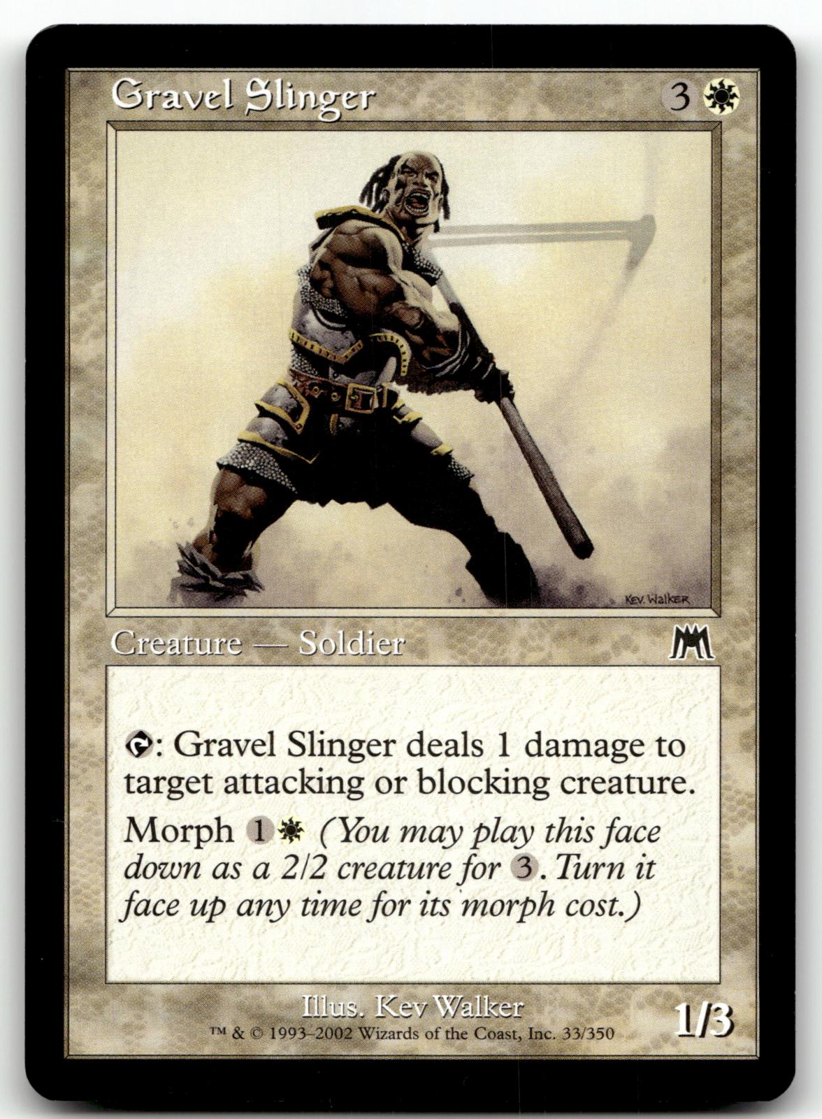 Gravel Slinger 33 Common Onslaught Magic: The Gathering Near Mint