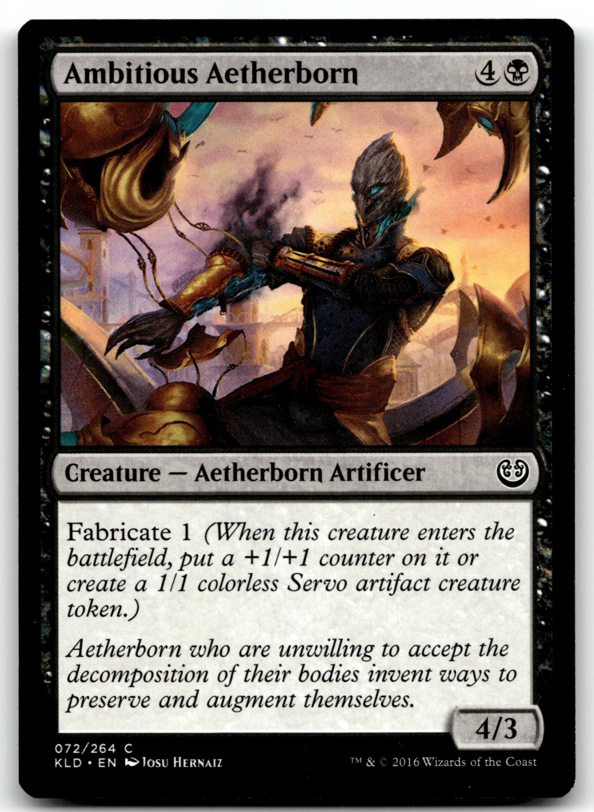 Ambitious Aetherborn 72 Common Kaladesh Magic: The Gathering Near Mint
