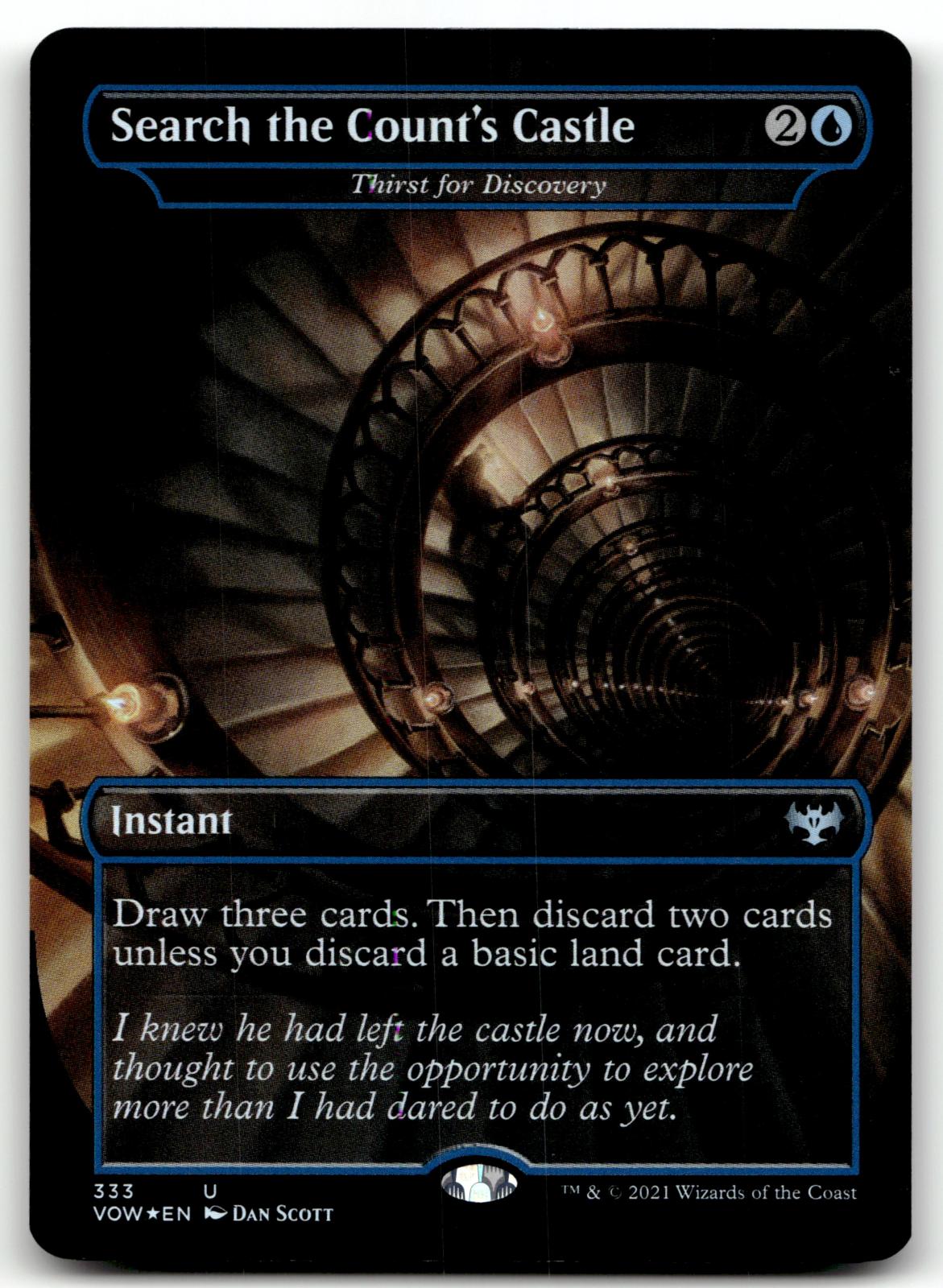 Search the Count's Castle - Thirst for Discovery 333 Innistrad: Crimson Vow Magic: The Gathering Foil NM