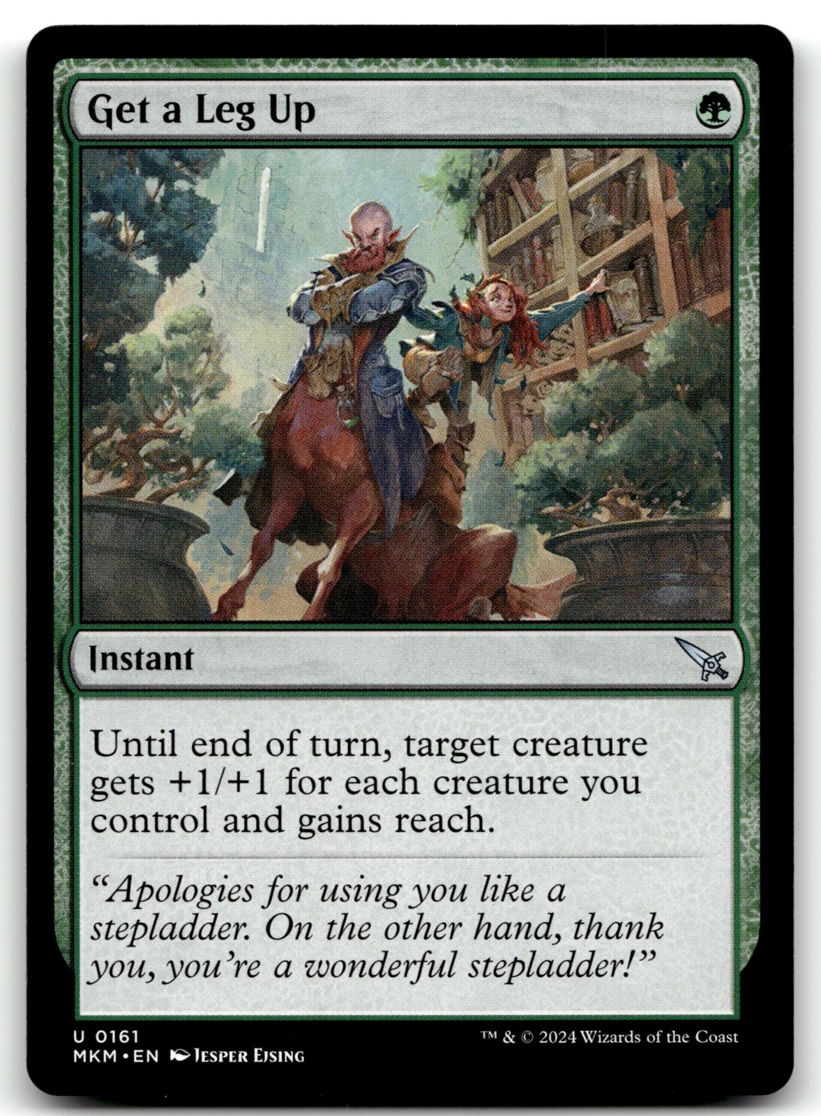 Get a Leg Up 161 Uncommon Murders at Karlov Manor Magic: The Gathering Near Mint