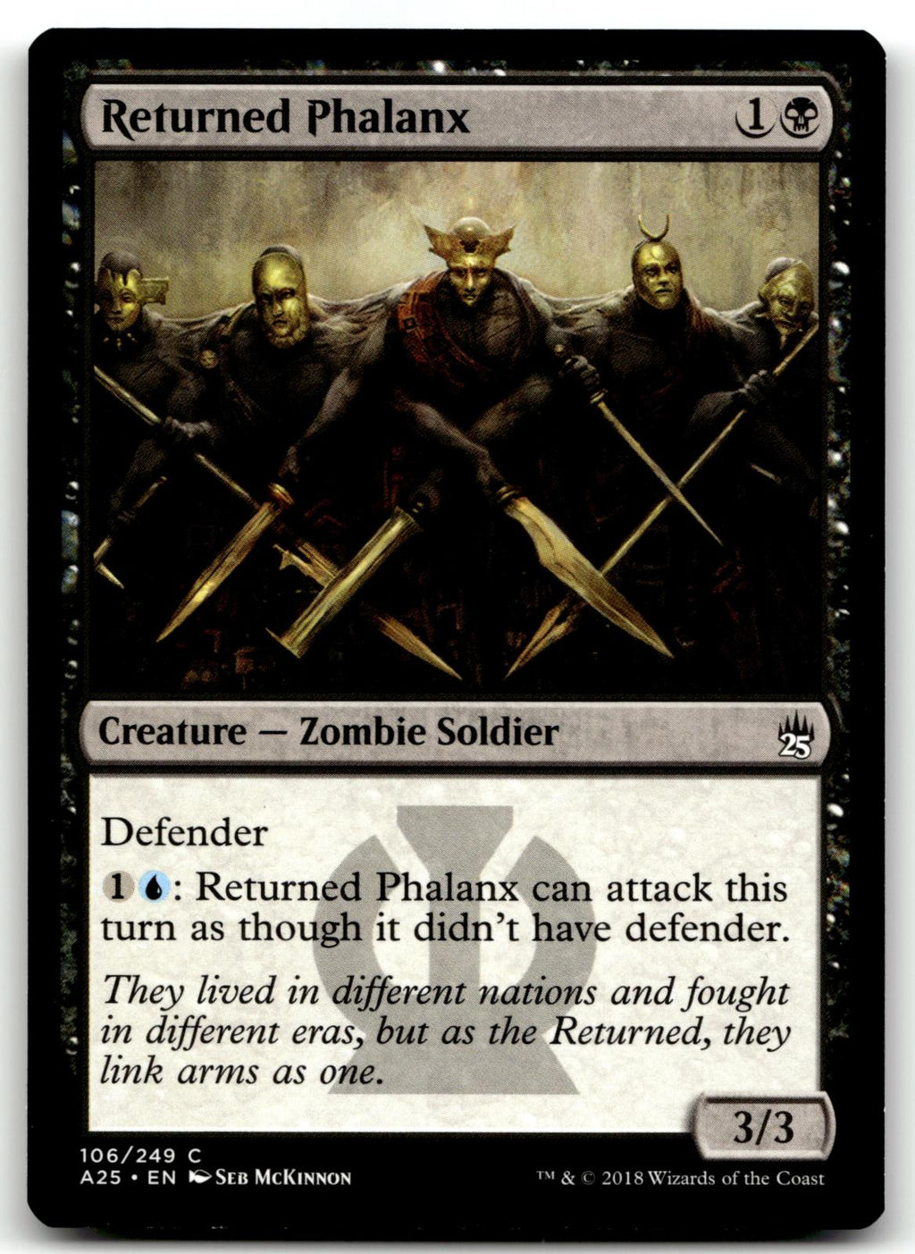 Returned Phalanx 106 Common Masters 25 Magic: The Gathering Near Mint