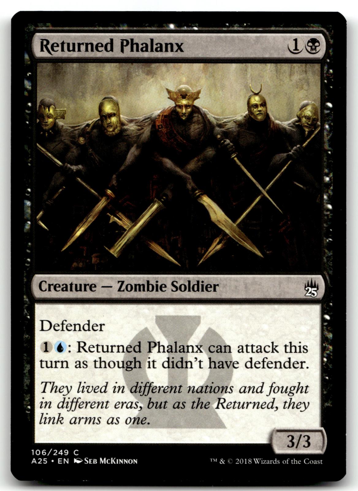 Returned Phalanx 106 Common Masters 25 Magic: The Gathering Near Mint