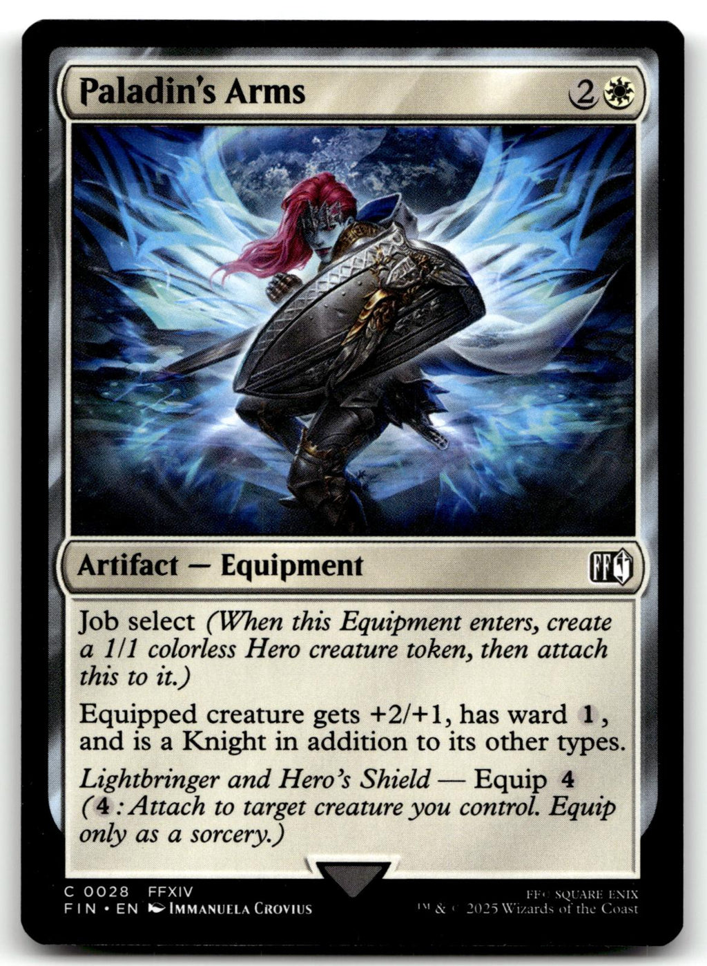 Paladin's Arms 28 Common FINAL FANTASY Magic: The Gathering Near Mint