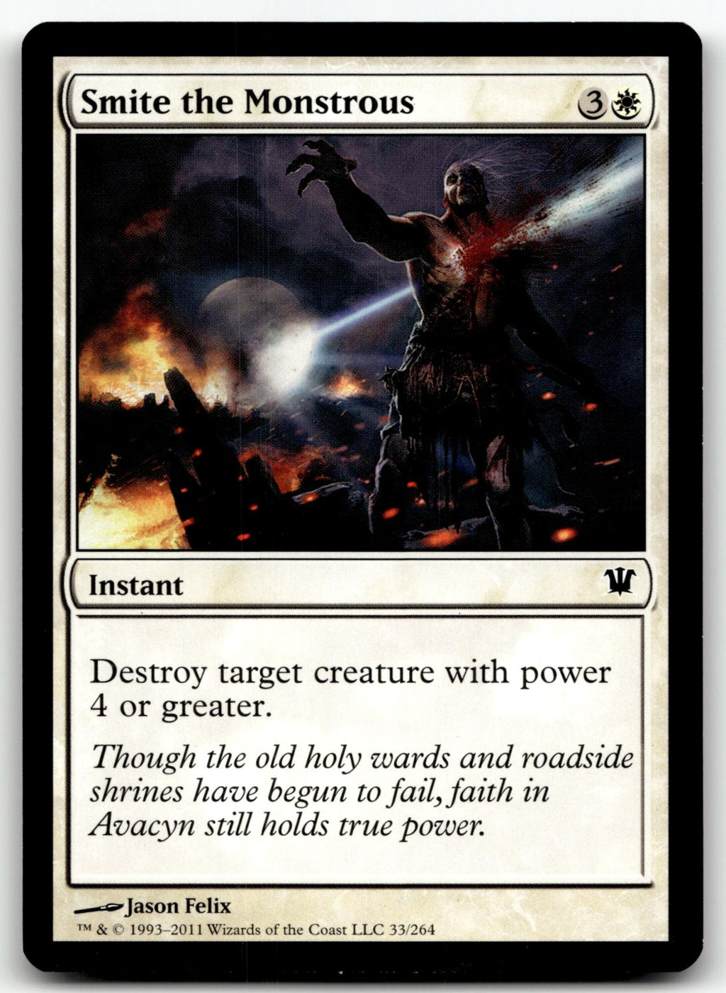 Smite the Monstrous 33 Common Innistrad Magic: The Gathering Near Mint