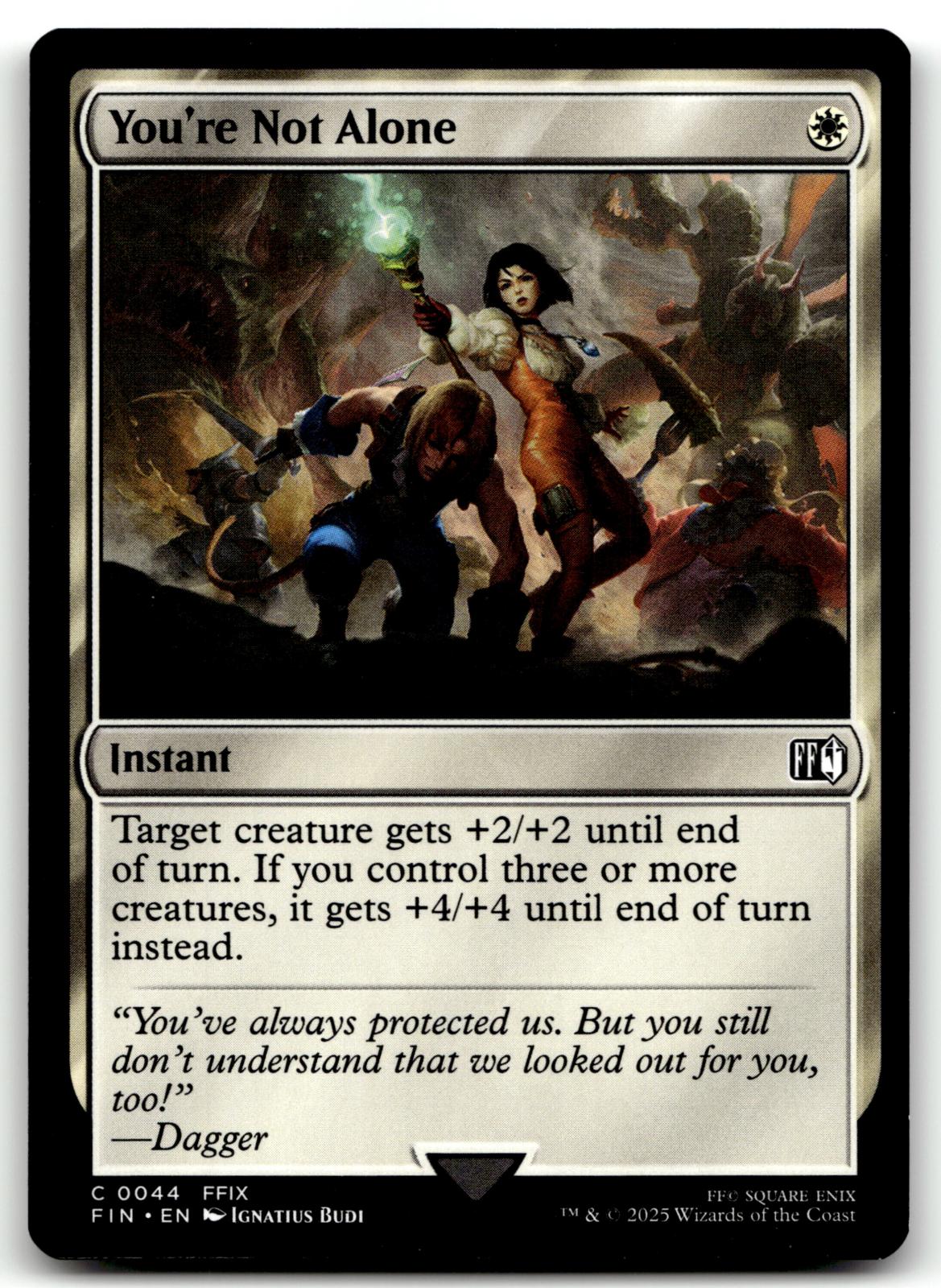 You're Not Alone 44 Common FINAL FANTASY Magic: The Gathering Near Mint