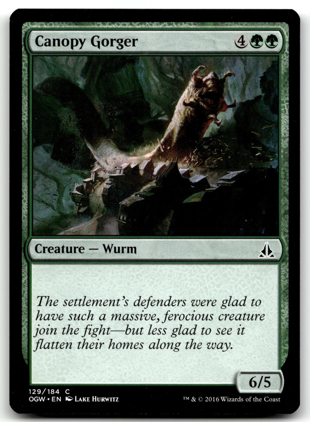Canopy Gorger 129 Common Oath of the Gatewatch Magic: The Gathering Near Mint