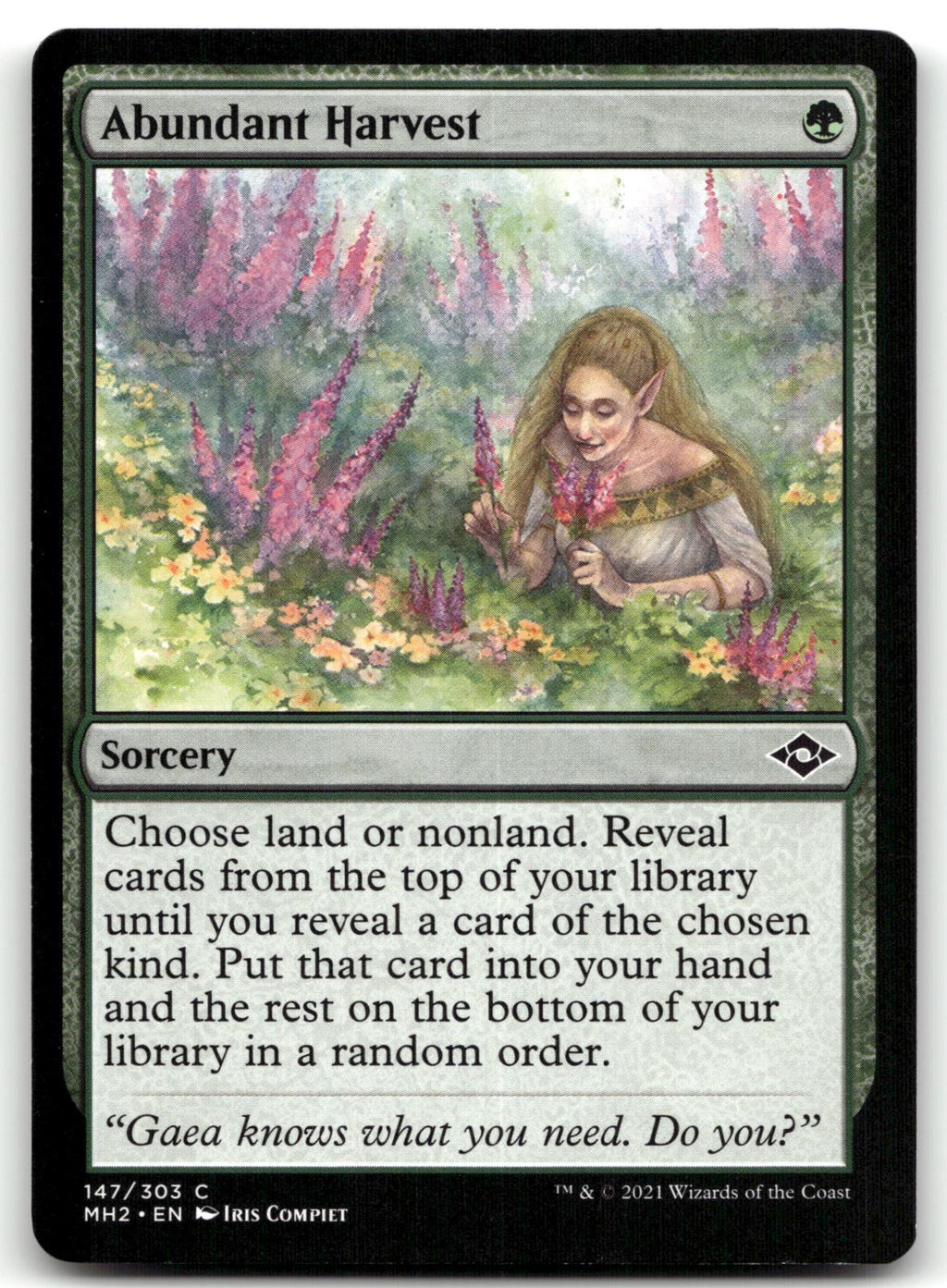 Abundant Harvest 147 Common Modern Horizons 2 Magic: The Gathering Near Mint