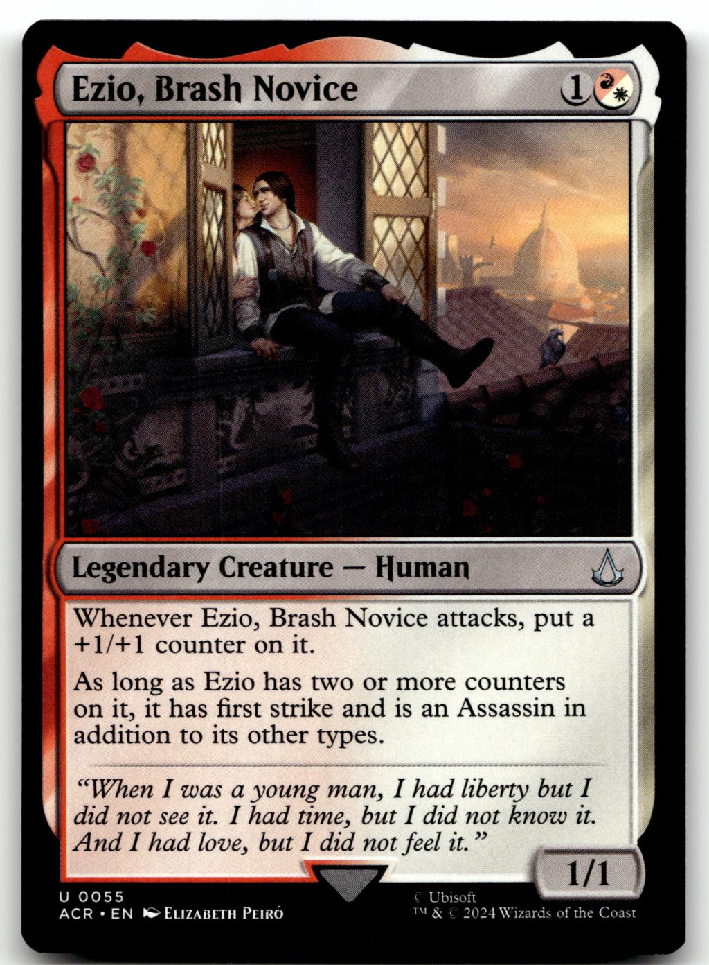 Ezio, Brash Novice 55 Universes Beyond: Assassin's Creed Magic: The Gathering NM