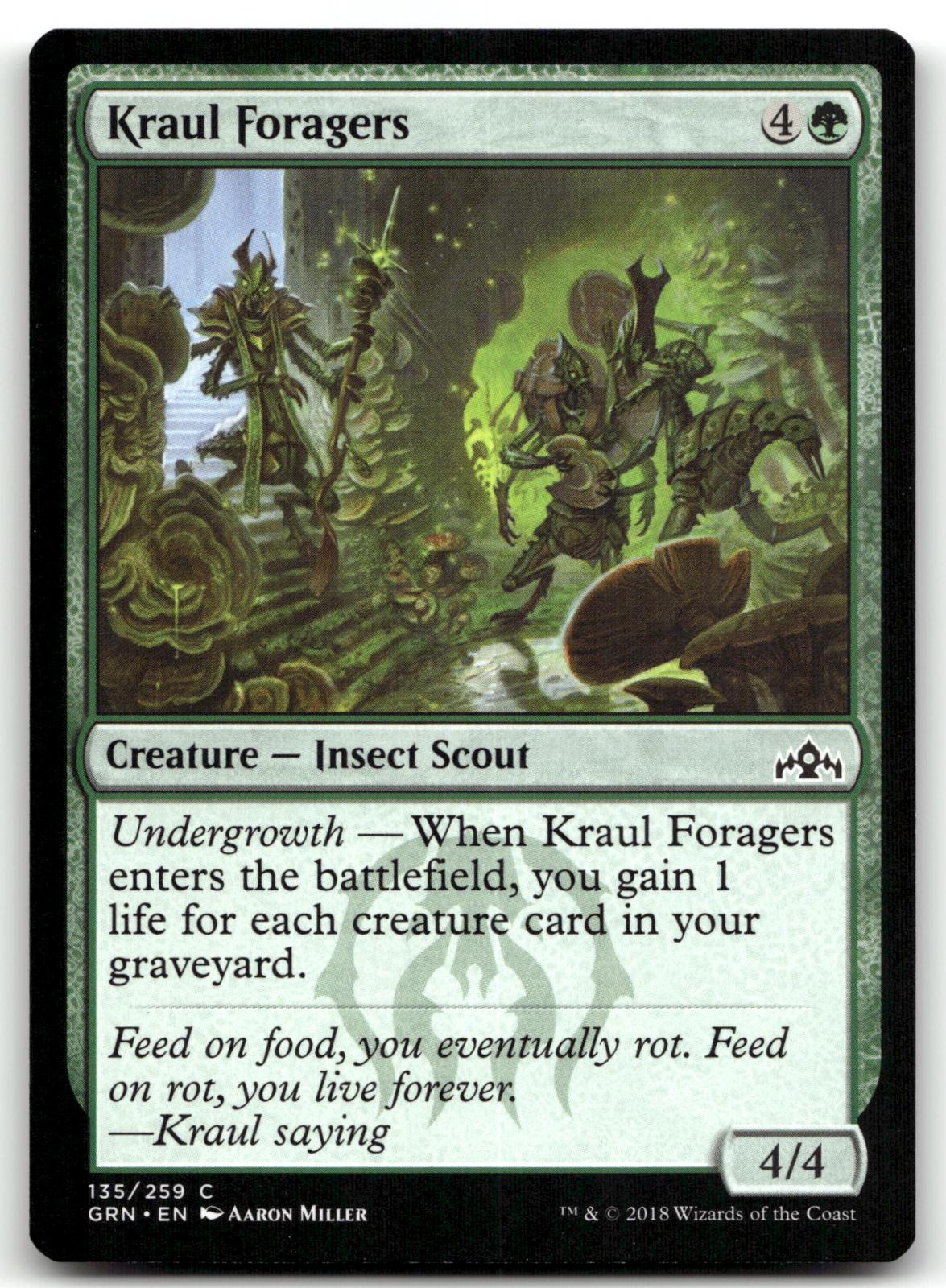 Kraul Foragers 135 Common Guilds of Ravnica Magic: The Gathering Near Mint