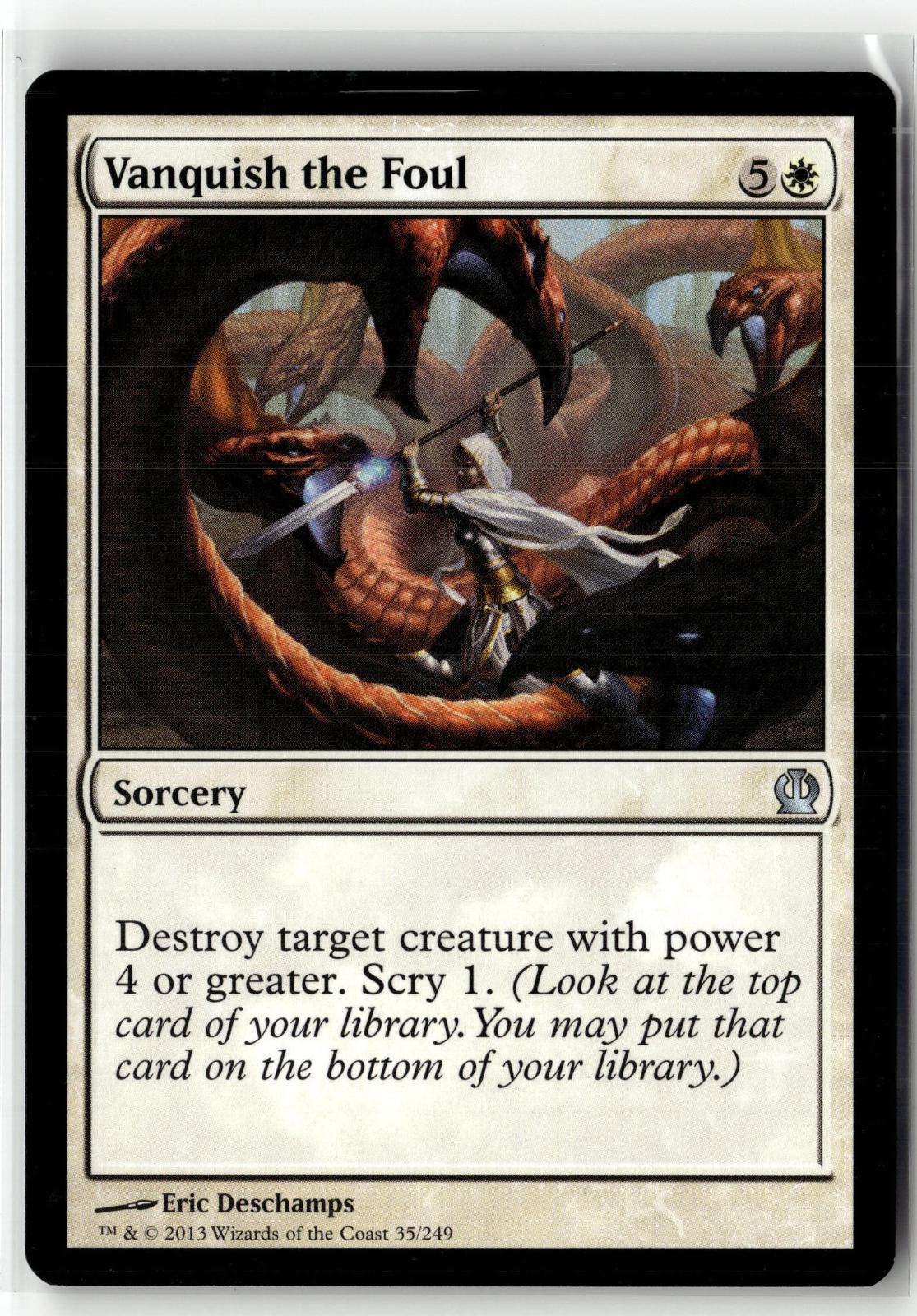 Vanquish the Foul 35 Uncommon Theros Magic: The Gathering Near Mint