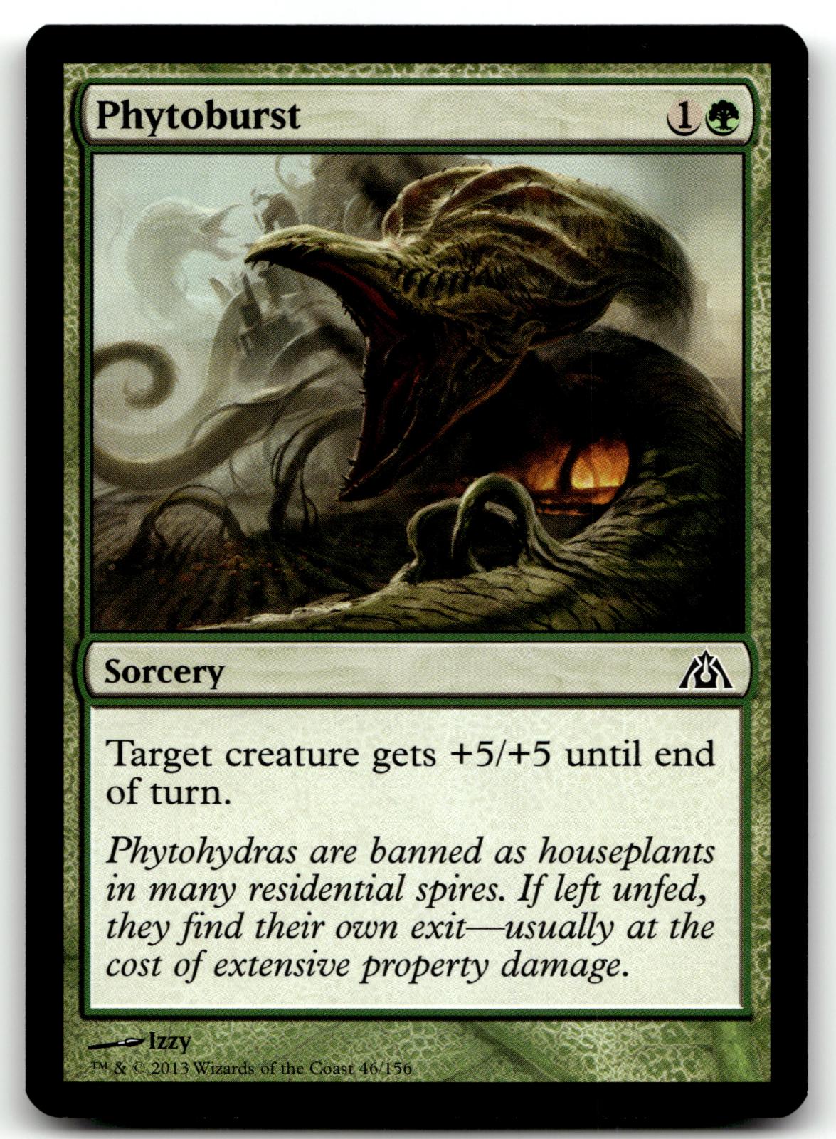 Phytoburst 46 Common Dragon's Maze Magic: The Gathering Near Mint
