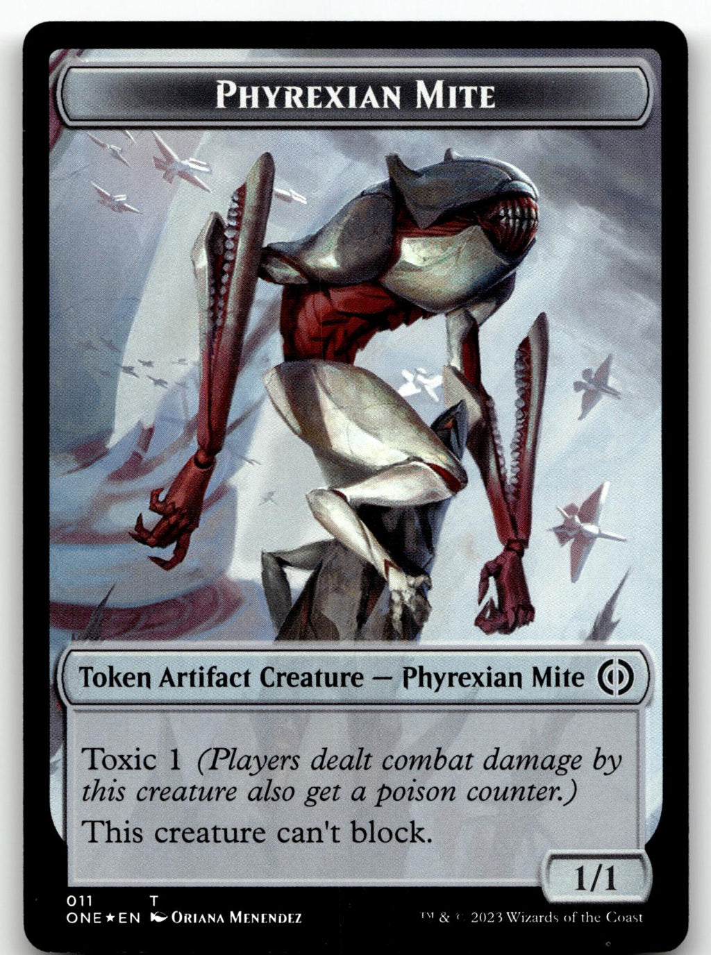 Phyrexian Mite Token (011) 11 Phyrexia: All Will Be One Magic: The Gathering NM