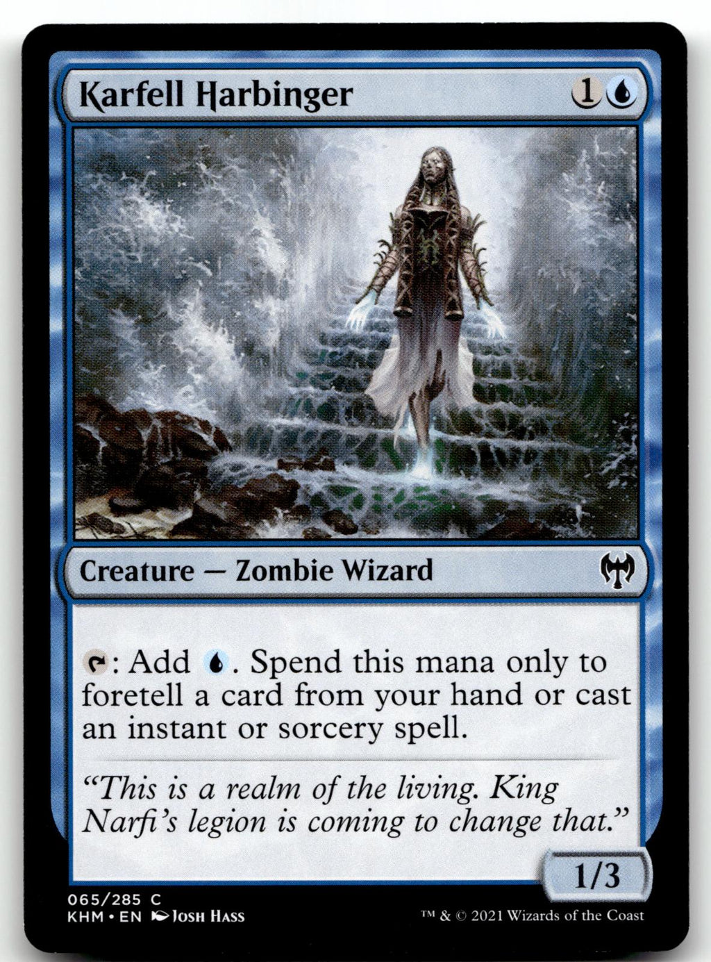 Karfell Harbinger 65 Common Kaldheim Magic: The Gathering Near Mint