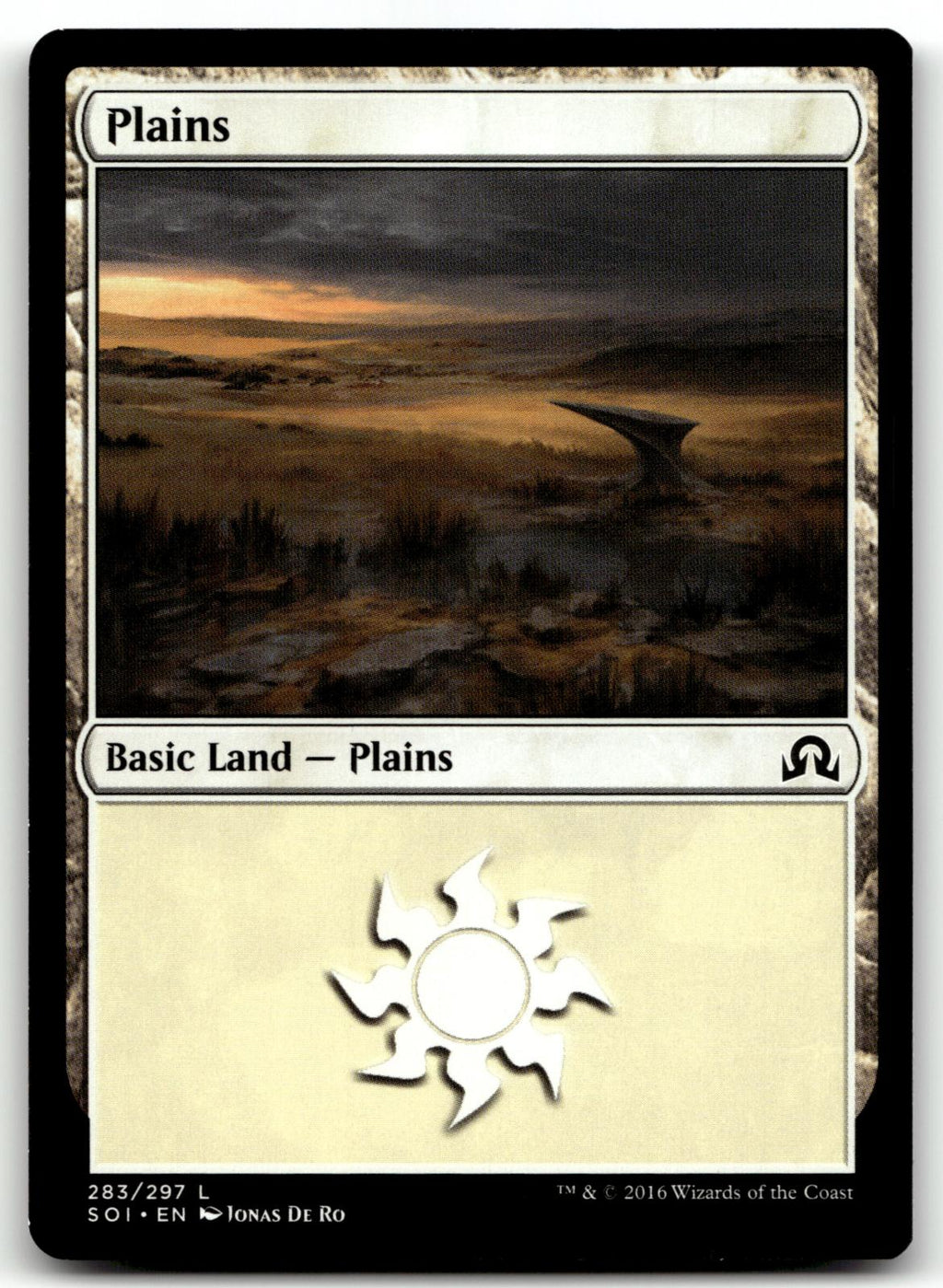 Plains (283) 283 Land Shadows over Innistrad Magic: The Gathering Near Mint