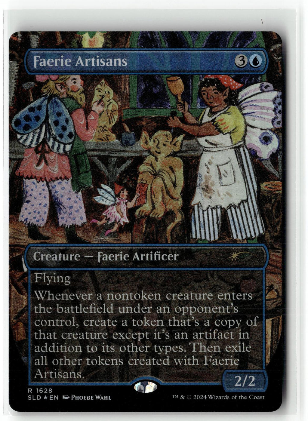 Faerie Artisans 1628 Rare Secret Lair Drop Series Magic: The Gathering Near Mint