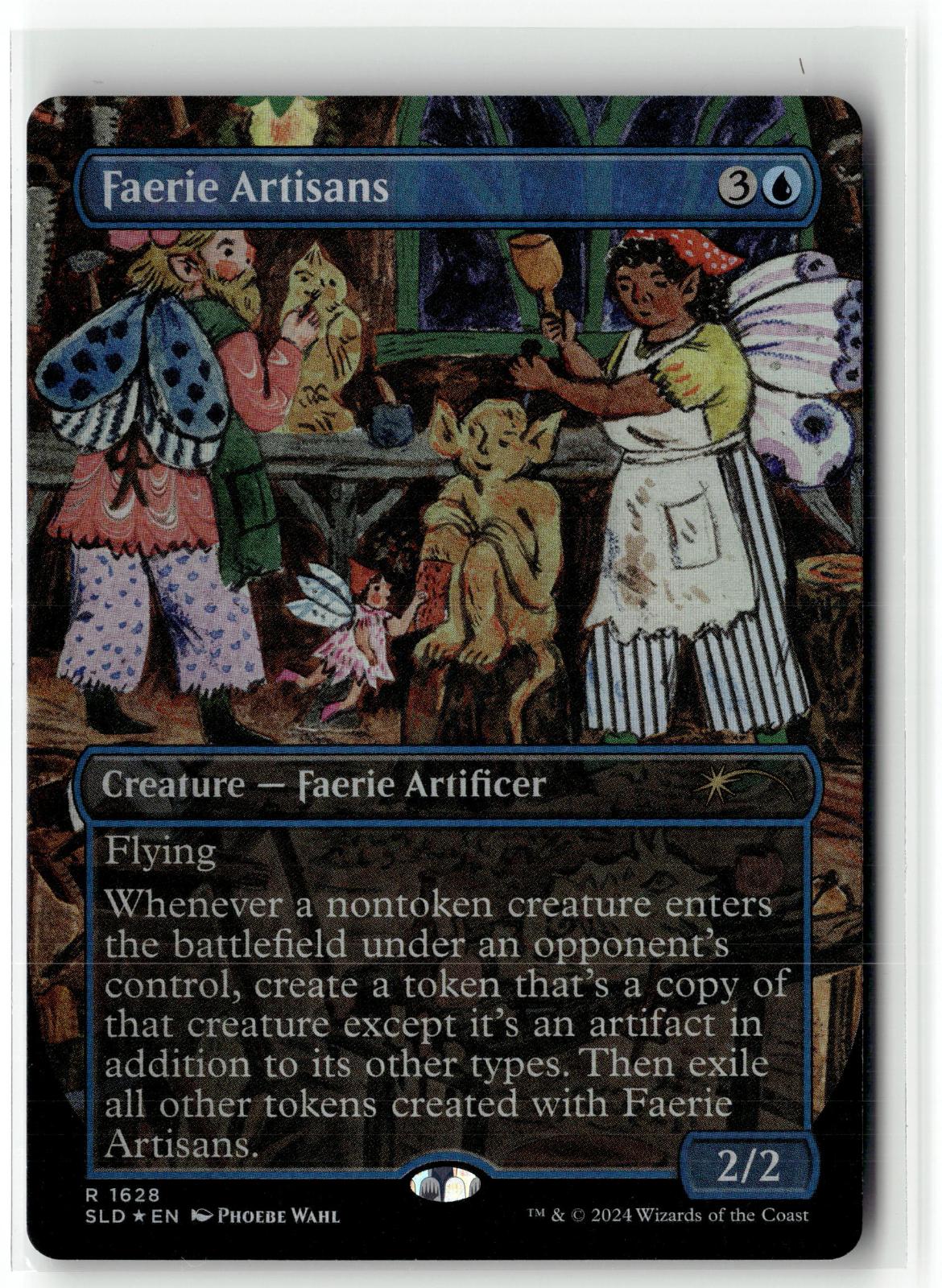 Faerie Artisans 1628 Rare Secret Lair Drop Series Magic: The Gathering Near Mint