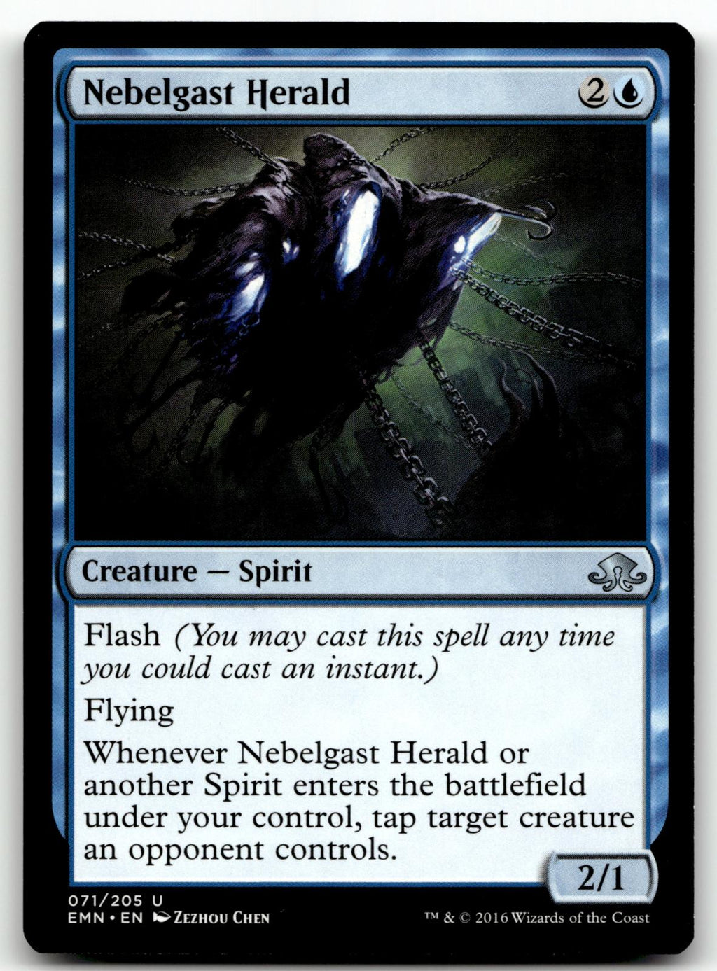Nebelgast Herald 71 Uncommon Eldritch Moon Magic: The Gathering Near Mint