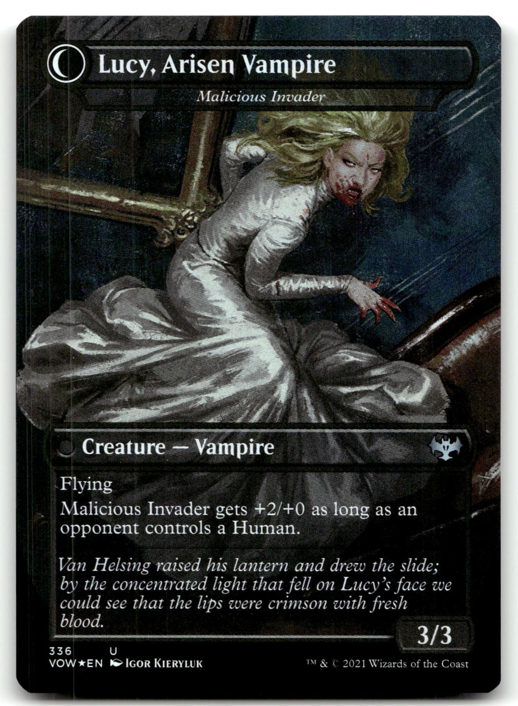 Lucy Westenra - Innocent Traveler 336 Innistrad: Crimson Vow Magic: The Gathering Foil NM