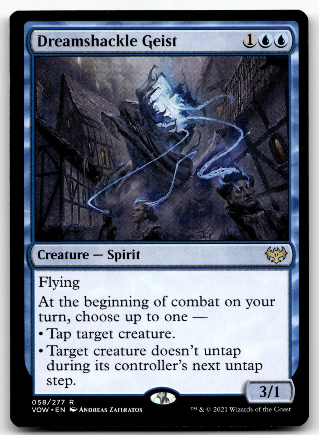 Dreamshackle Geist 58 Rare Innistrad: Crimson Vow Magic: The Gathering Near Mint