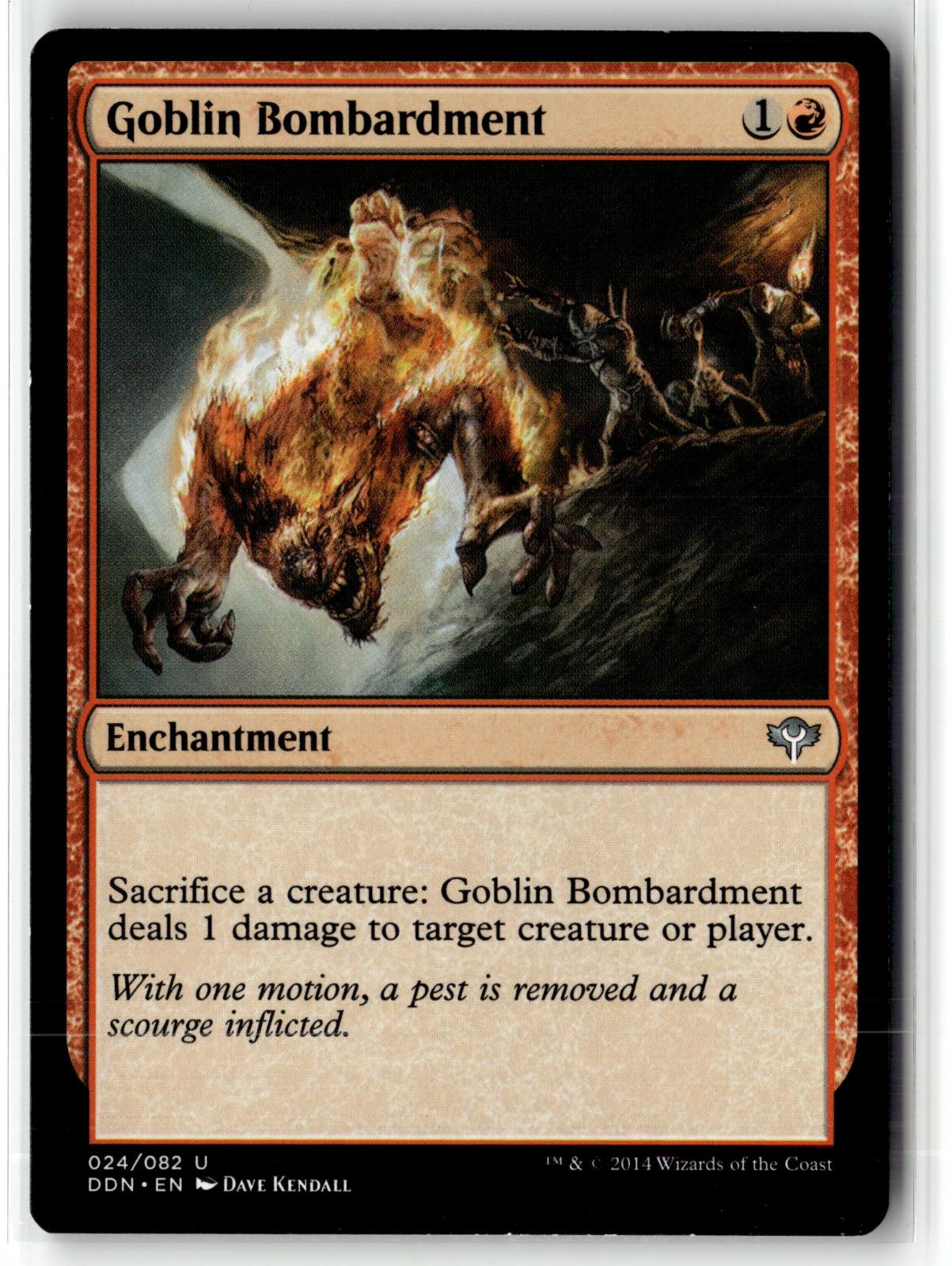 Goblin Bombardment 24 Duel Decks: Speed vs. Cunning Magic: The Gathering NM