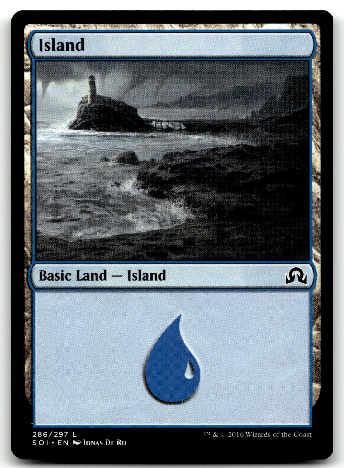 Island (286) 286 Land Shadows over Innistrad Magic: The Gathering Near Mint