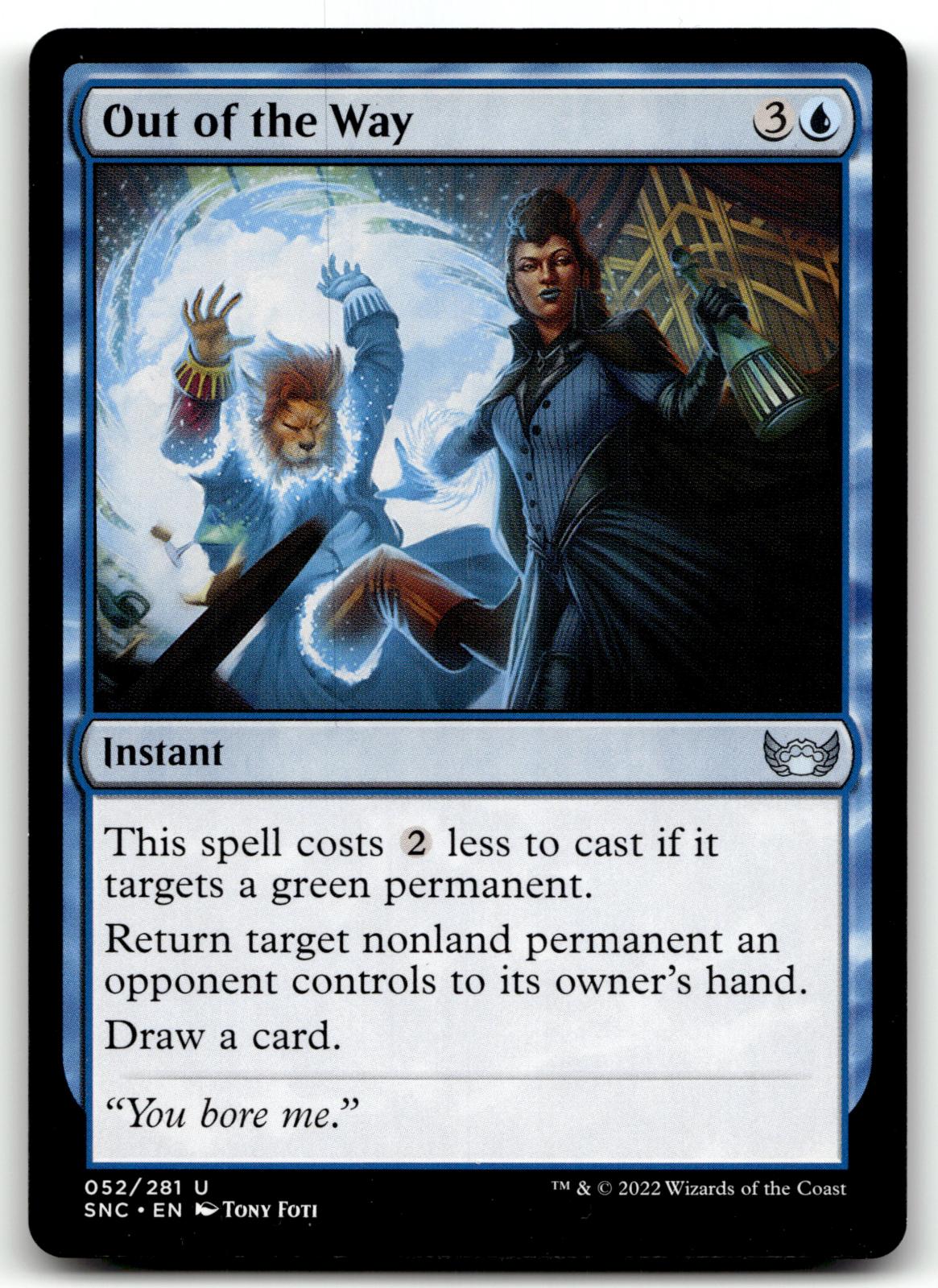 Out of the Way 52 Uncommon Streets of New Capenna Magic: The Gathering Near Mint