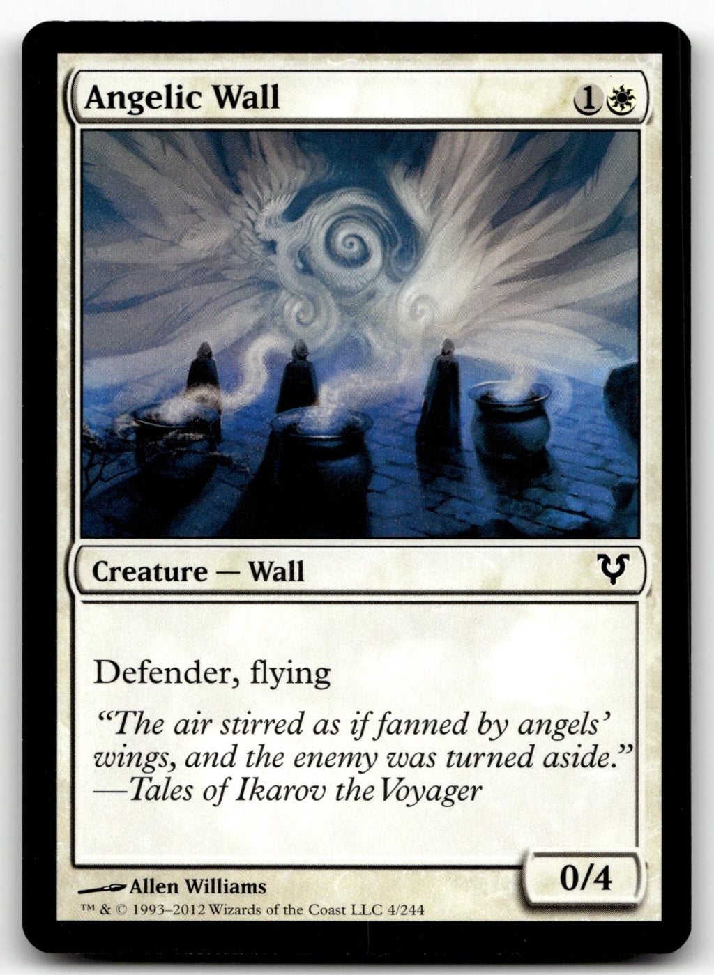 Angelic Wall 4 Common Avacyn Restored Magic: The Gathering Near Mint
