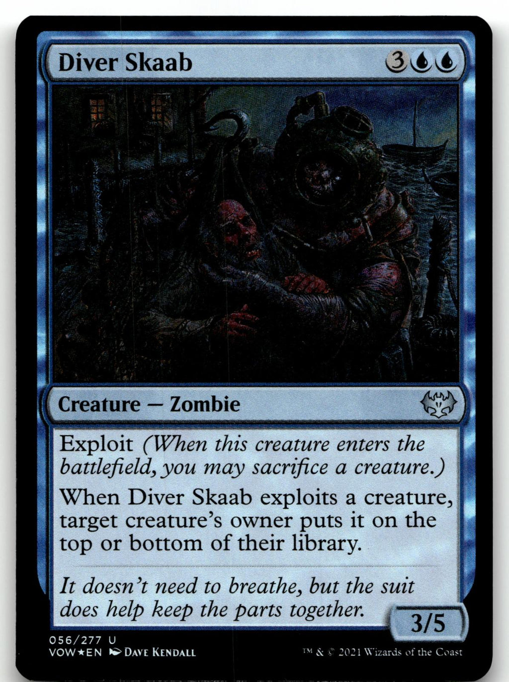 Diver Skaab 56 Uncommon Innistrad: Crimson Vow Magic: The Gathering Foil NM