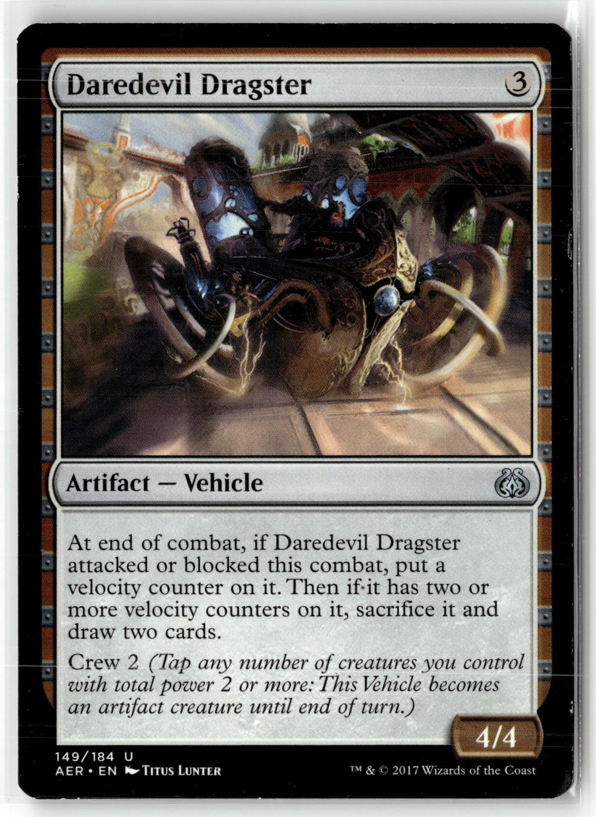 Daredevil Dragster 149 Uncommon Aether Revolt Magic: The Gathering Near Mint