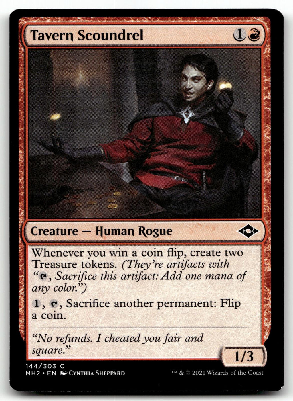 Tavern Scoundrel 144 Common Modern Horizons 2 Magic: The Gathering Near Mint