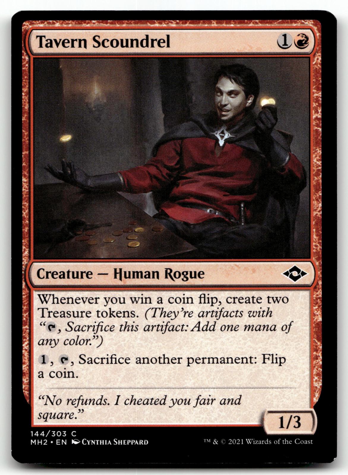 Tavern Scoundrel 144 Common Modern Horizons 2 Magic: The Gathering Near Mint