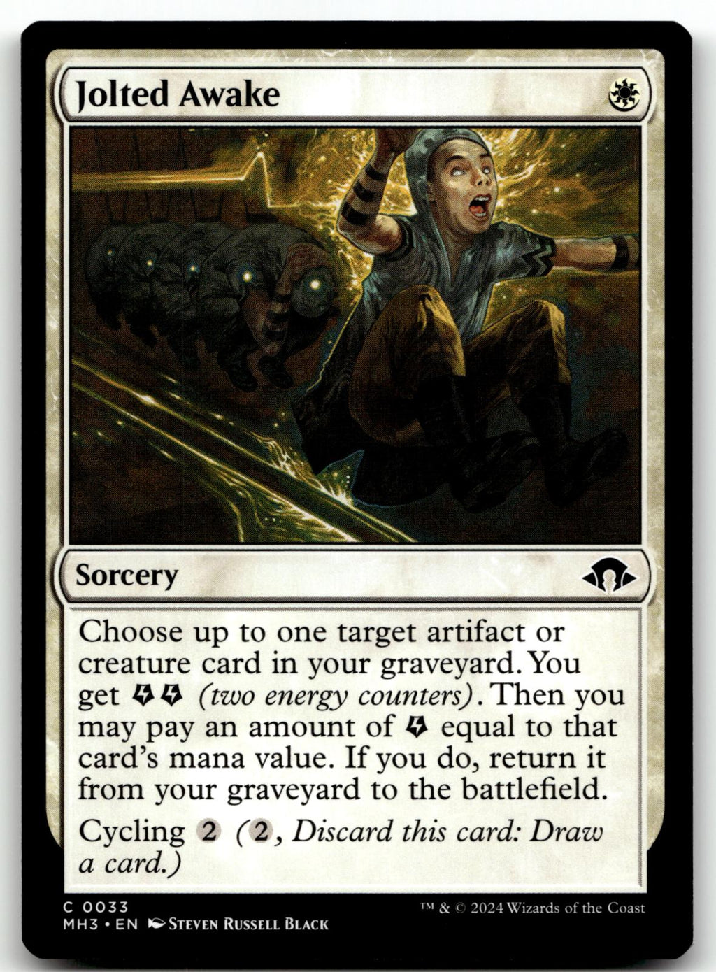 Jolted Awake 33 Common Modern Horizons 3 Magic: The Gathering Near Mint