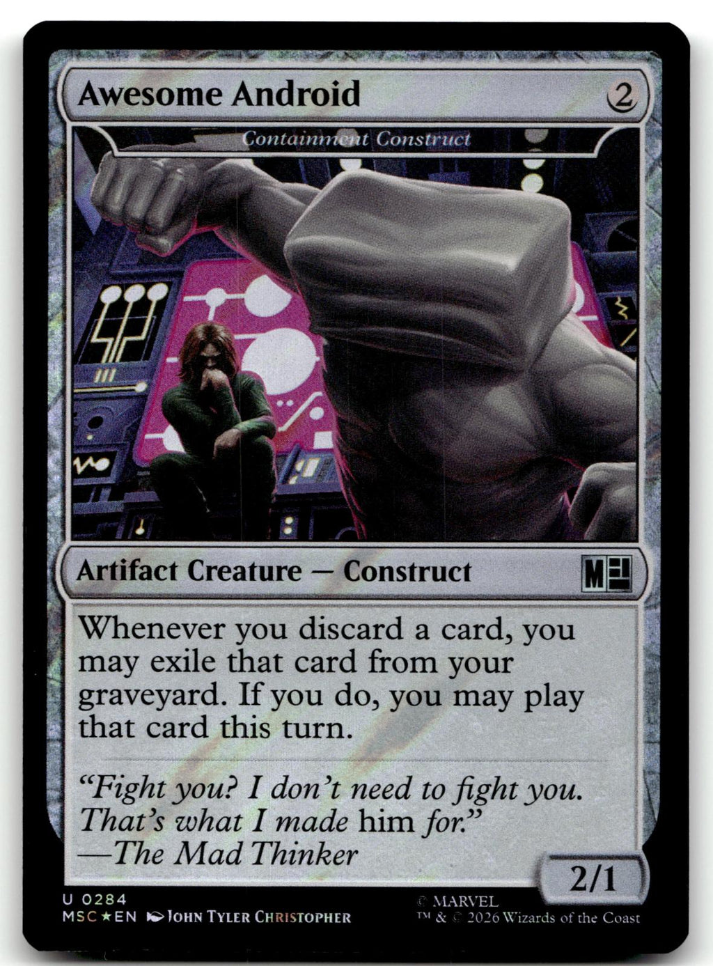 Awesome Android - Containment Construct 284 Commander: Marvel Super Heroes 