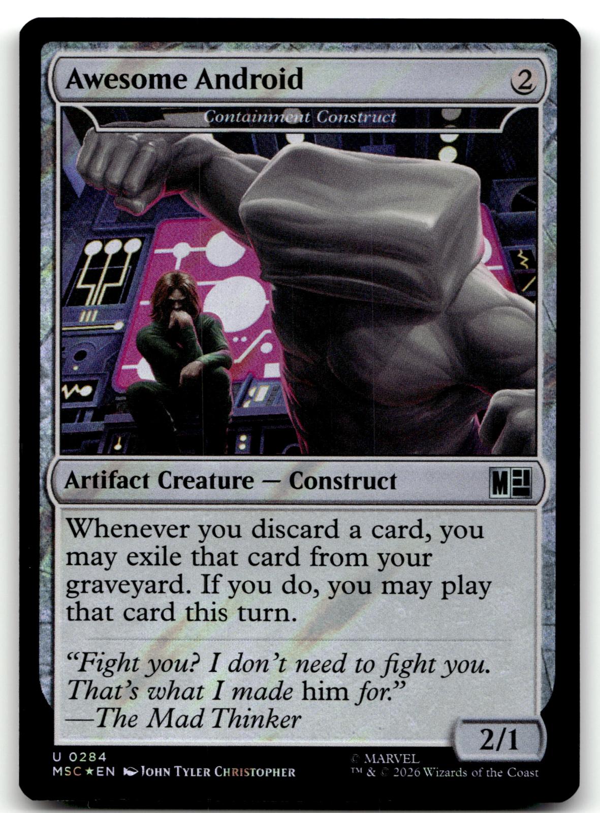 Awesome Android - Containment Construct 284 Commander: Marvel Super Heroes 