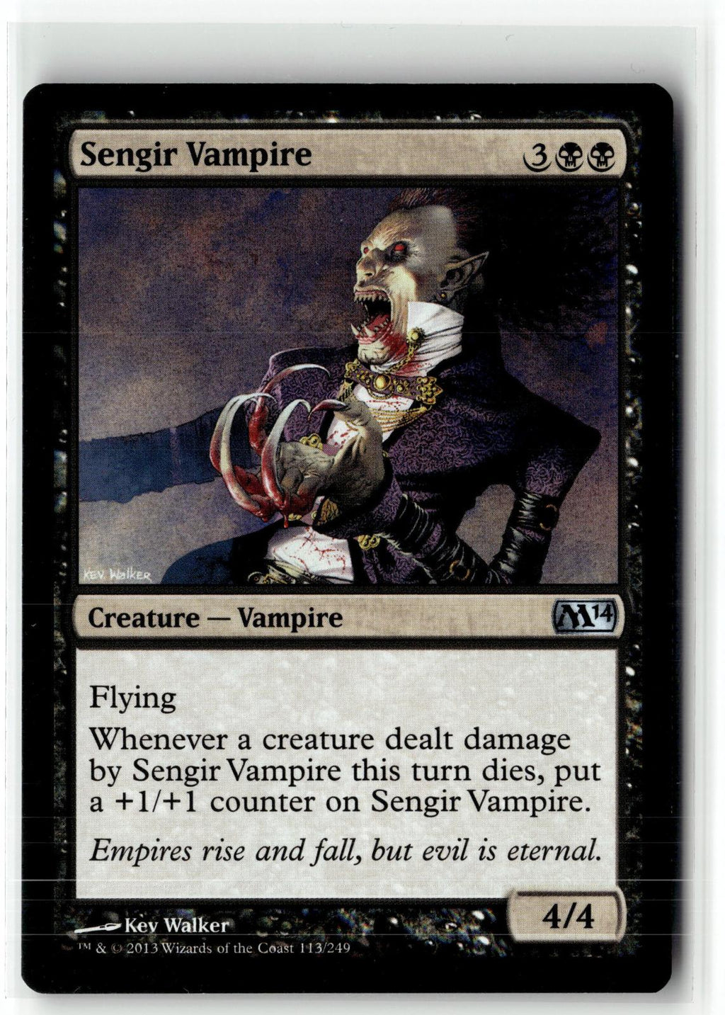Sengir Vampire 113 Uncommon Magic 2014 (M14) Magic: The Gathering Near Mint