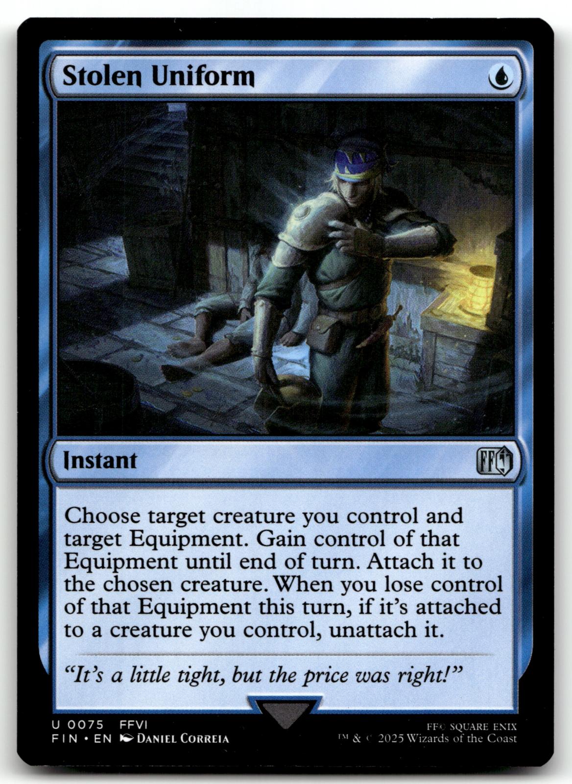 Stolen Uniform 75 Uncommon FINAL FANTASY Magic: The Gathering Near Mint
