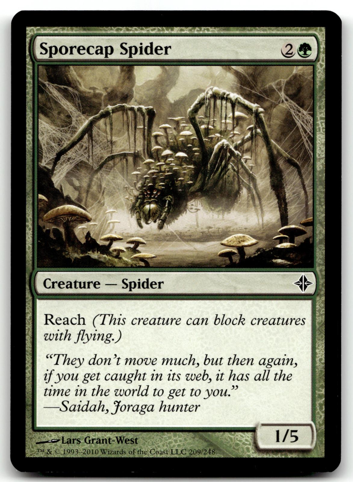Sporecap Spider 209 Common Rise of the Eldrazi Magic: The Gathering Near Mint