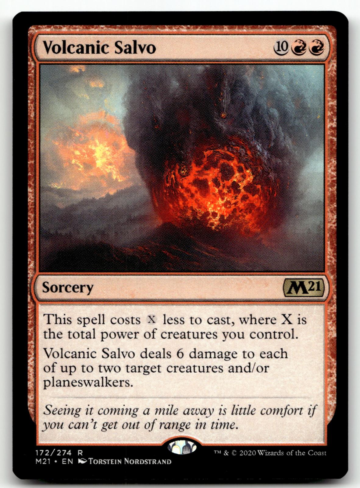 Volcanic Salvo 172 Rare Core Set 2021 Magic: The Gathering Near Mint