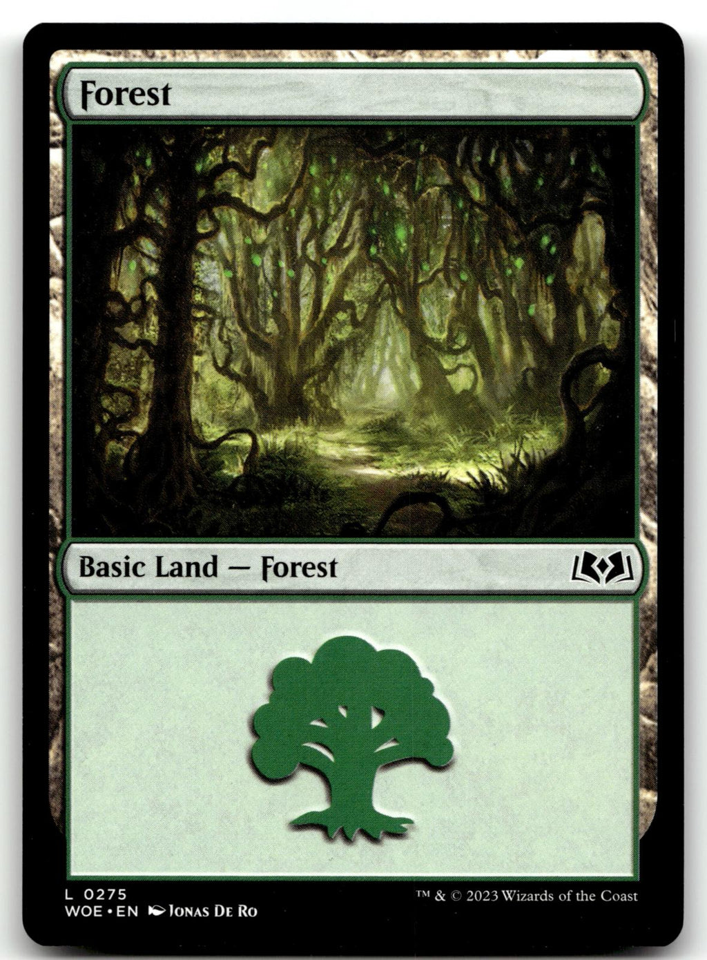 Forest (0275) 275 Land Wilds of Eldraine Magic: The Gathering Near Mint