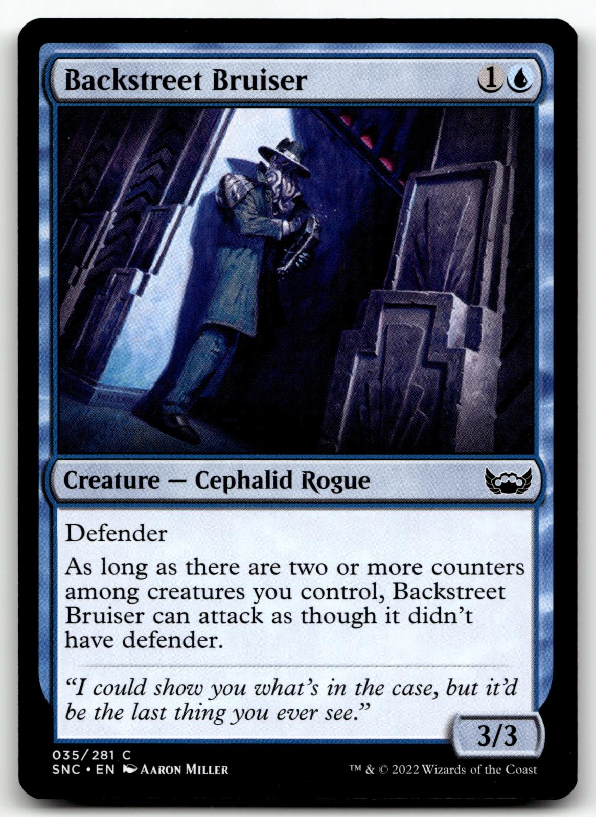 Backstreet Bruiser 35 Common Streets of New Capenna Magic: The Gathering NM