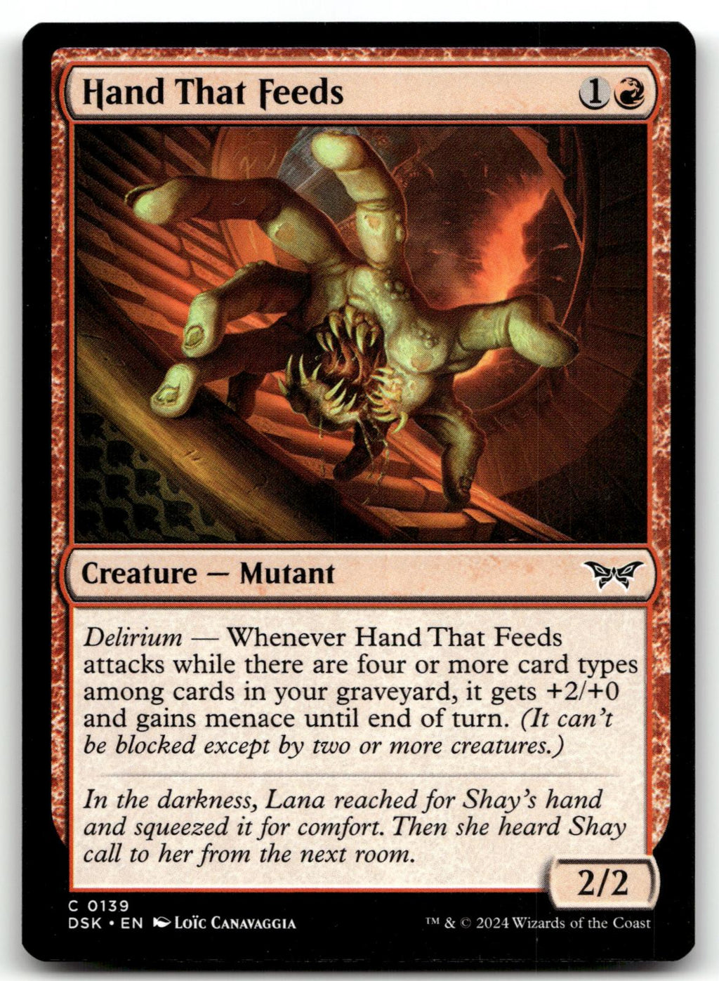 Hand That Feeds 139 Common Duskmourn: House of Horror Magic: The Gathering NM