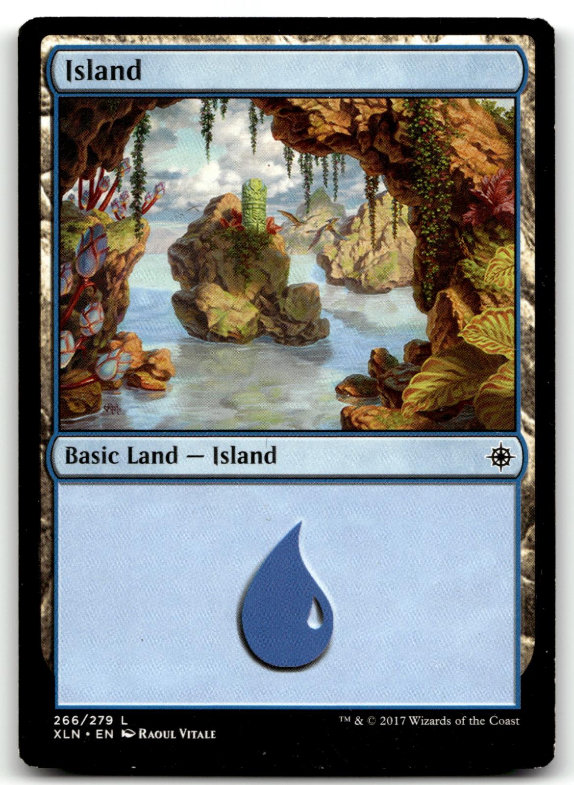 Island (266) 266 Land Ixalan Magic: The Gathering Near Mint
